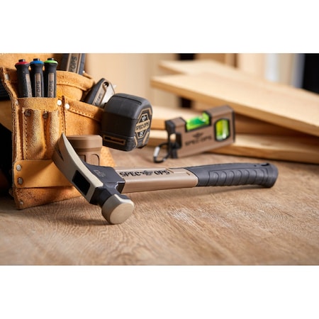 Spec Ops 20 oz Smooth Face Rip Claw Hammer, Fiberglass Handle, 13 in SPEC-M20FG13